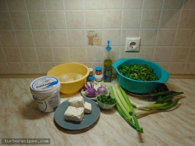 Παραδοσιακή χορτόπιτα - Υλικά συνταγής