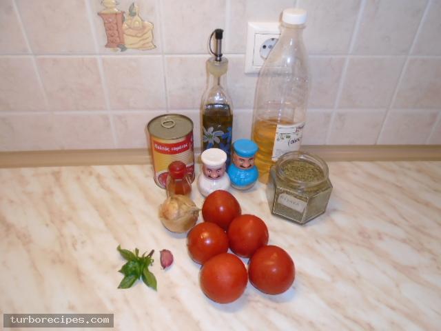Πέννες με κόκκινη σάλτσα - Υλικά συνταγής