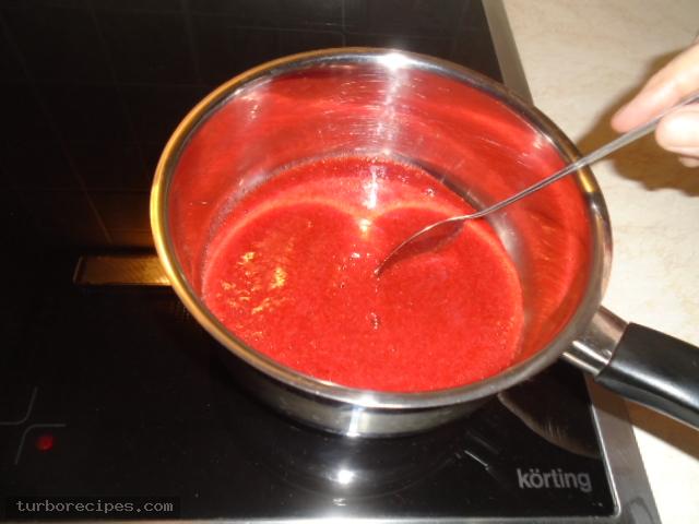 Σάλτσα φράουλας - Βήμα 6