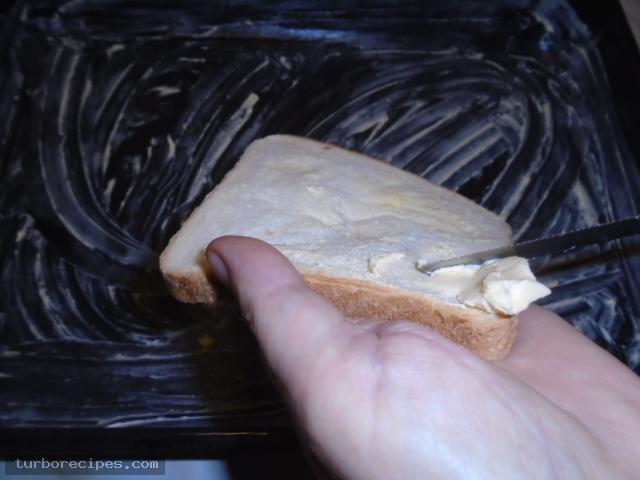 Σουφλέ με ψωμί του τοστ - Βήμα 3