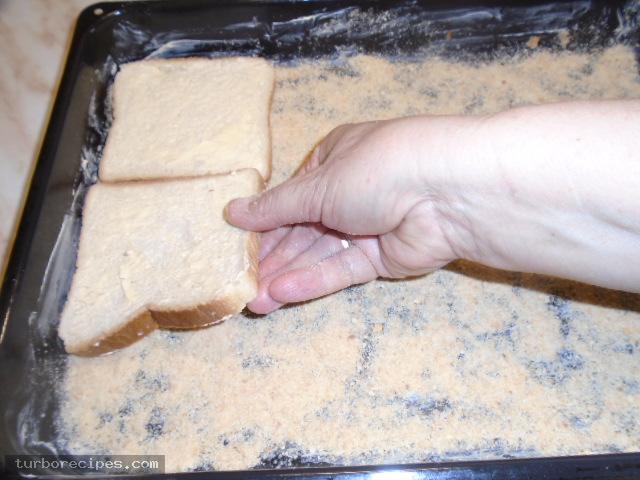 Σουφλέ με ψωμί του τοστ - Βήμα 4
