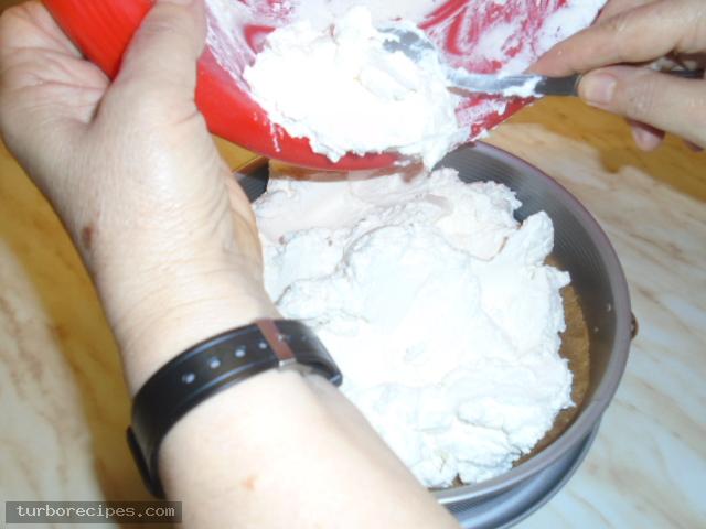 Cheesecake με μαρμελάδα κεράσι - Βήμα 15