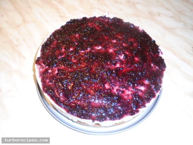 Cheesecake με μαρμελάδα κεράσι - Βήμα 20