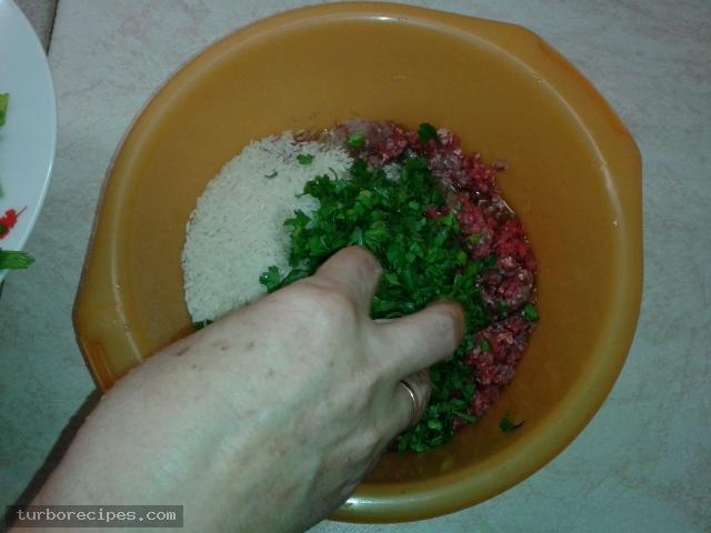 Κολοκυθάκια γεμιστά με κιμά και ρύζι - Βήμα 8